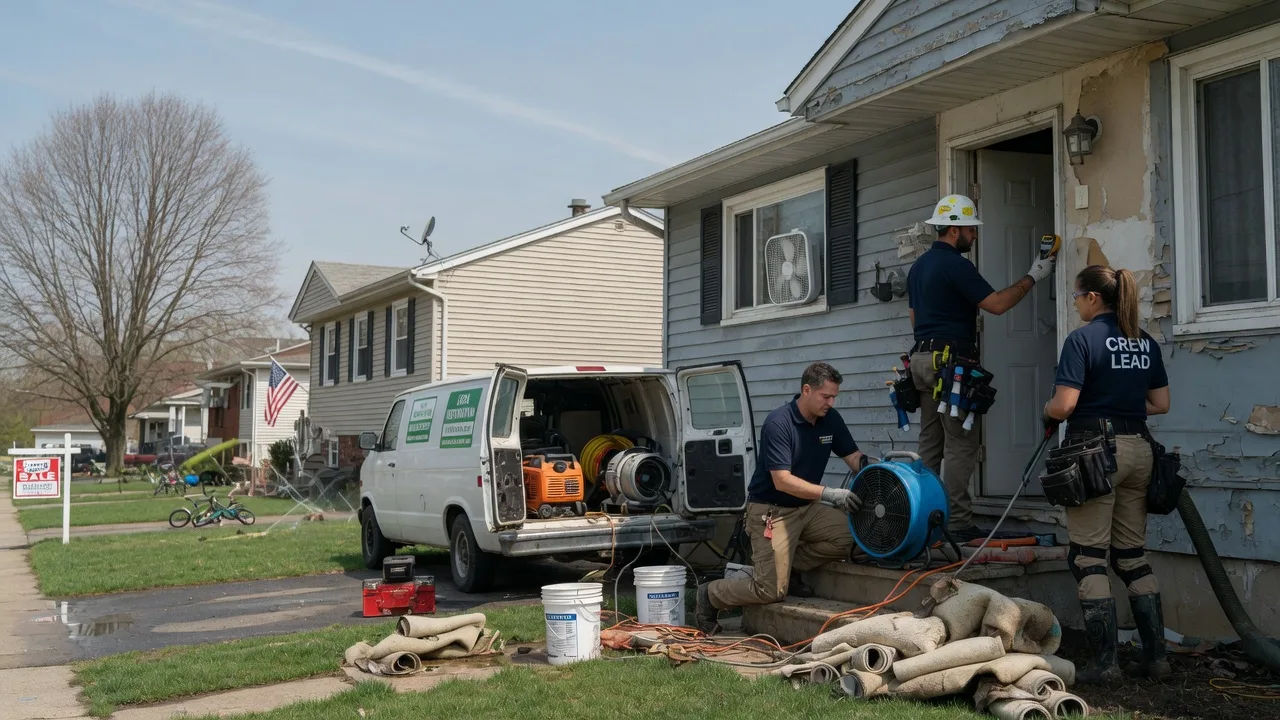 Flood Cleanup in Mccune, KS near me