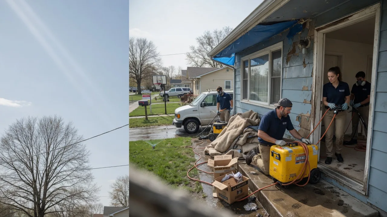 Basement Flood Cleanup in Mccune, KS near me